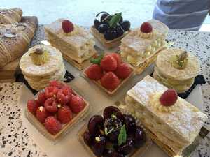 Afternoon tea spread at Cherry On, a Notting Hill partnership.